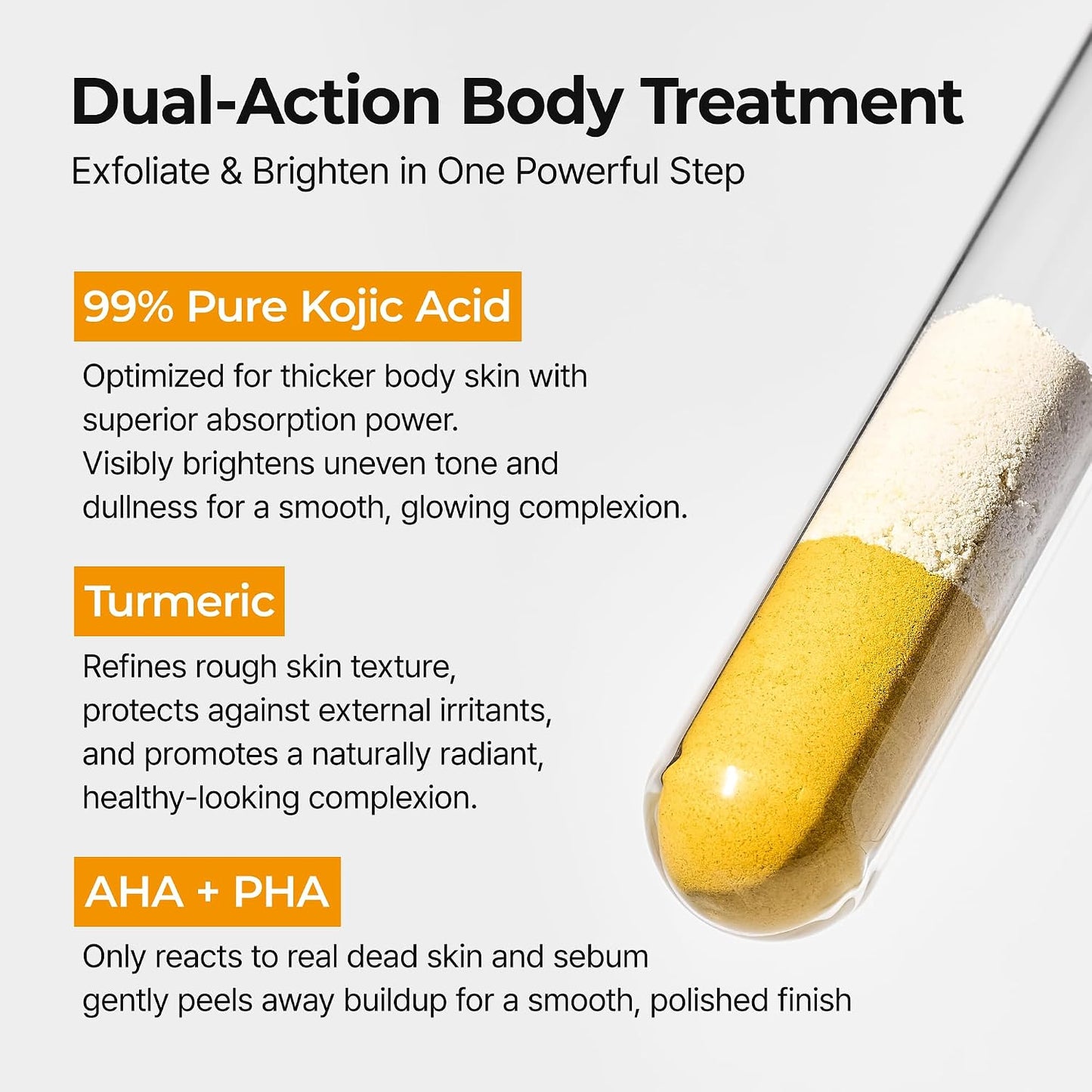 Peel Shot Kojic Acid Turmeric Body Exfoliator Spray 6.76 Fl.Oz