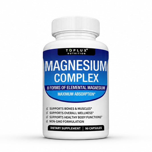 Magnesium Complex 8 Elemental Magnesium Supplement 1000Mg Glycinate, Citrate, Malate, Taurate